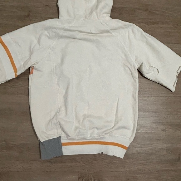 Free People Day Off Hoodie Sweatshirt Embroidered Patchwork Vintage Dist… - Picture 15 of 16